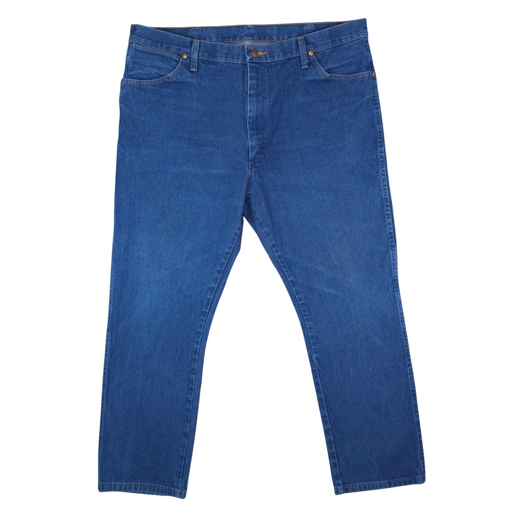 Wrangler Jeans Mens 40x30 Blue 13MWZ Cowboy Cut Denim Western Straight Leg